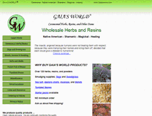 Tablet Screenshot of gaiasworld.com